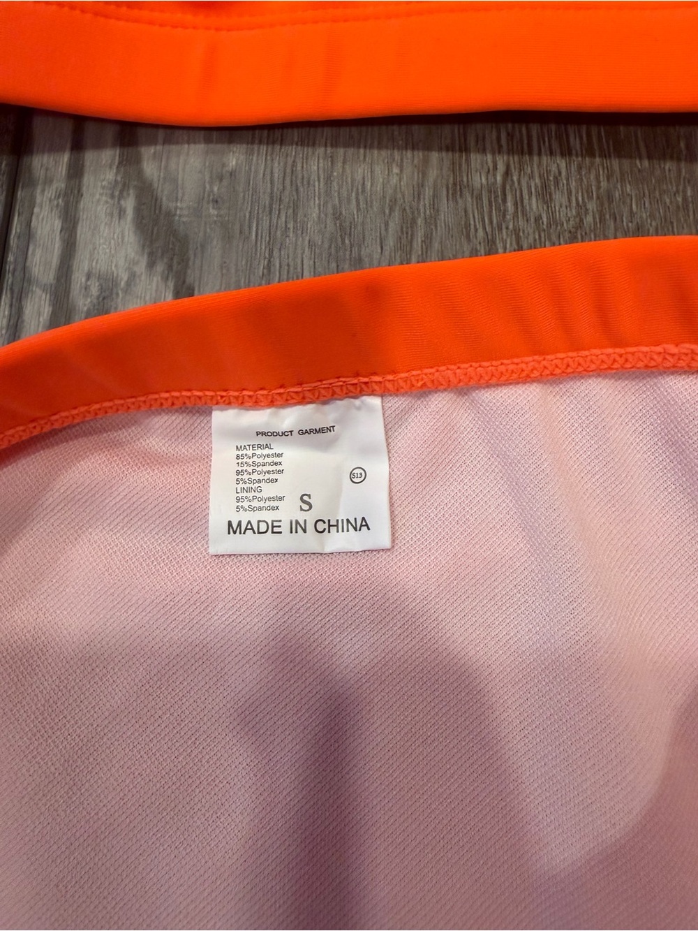 NEW! Calypso Orange Scoop Neck Bikini Set Size S - Picture 3 of 6
